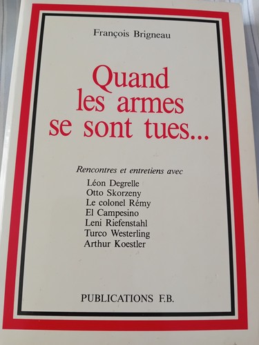 François brigneau quand - brigneau,