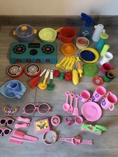 ancien necessaire a dinette, plastique, Berchet Lot