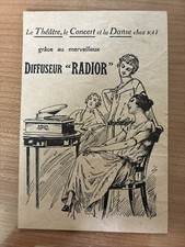 Ancienne Carte Postale Diffuseur Radior