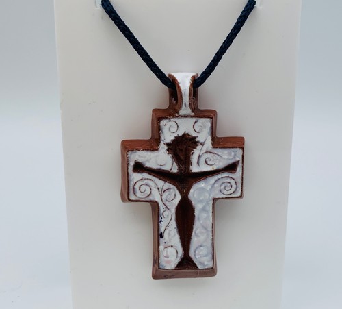 Pendentif croix fantaisie - pendentif,
