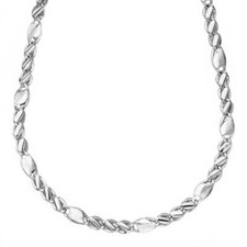 Chaîne blanc 18k homme - en,
