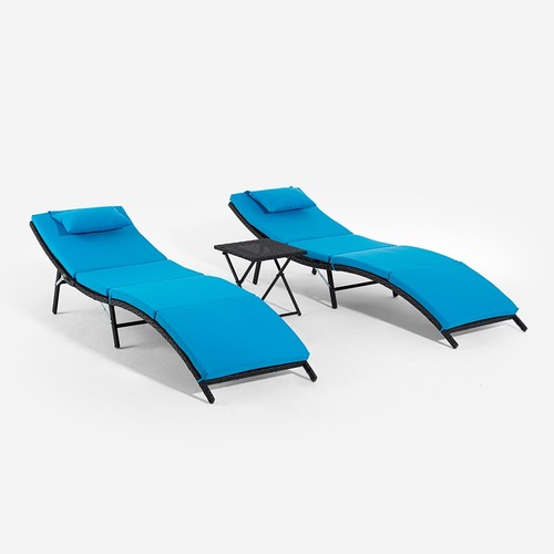 Lot chaises longues en - chaises,
