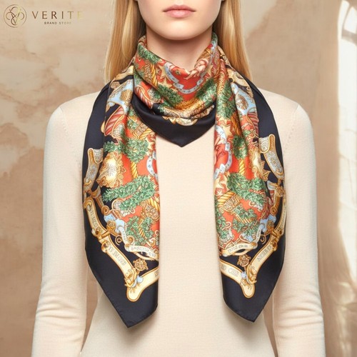 Rare vintage foulard soie - rare, en