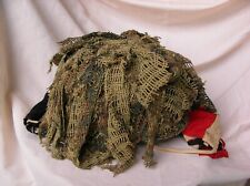 WW2 ALLEMAGNE CASQUE MILITAIRE ALLEMAND AVEC FILET DE CAMOUFLAGE