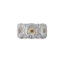 Buccellati Blossoms Diamants Eternelle Argent 925 Brillant 0.42 CT