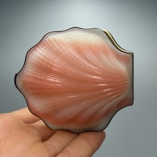 Poudrier Ancien Argent Massif