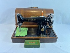 Superbe Ancienne MACHINE À COUDRE SINGER  Numéro 201k électrique