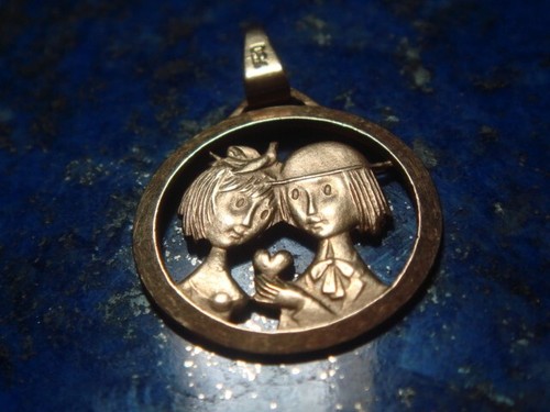 Pendentif les amoureux - pendentif, de