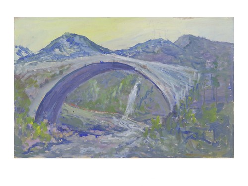 Peinture huile vintage - peinture, l'huile