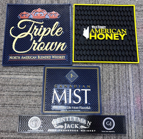 Whiskey bar mat set jack - whiskey,