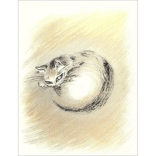 HAMBOURG André - Lithographie originale "Voyages et liberté - 4" 27x20cm - 1962