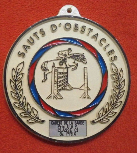 Plaque concours hippique sauts - concours,