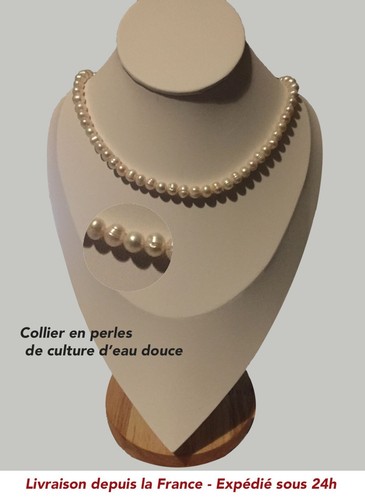 Collier perle naturelle - collier,