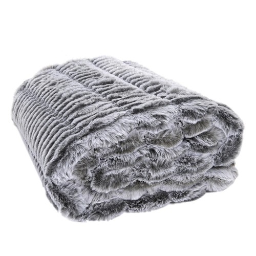 Plaid imitation fourrure - imitation,