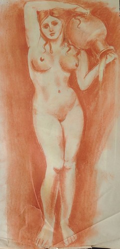 Joli dessin modèle - modèle, nue