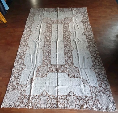 Service table ancien lin - service,