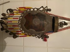 poire à poudre ancienne gourde 