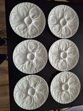 Assiettes huitres barbotine - a,