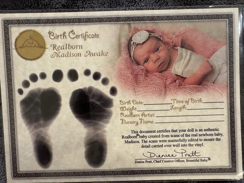 Realborn kit madison awake - kit,