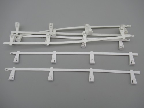 Glissières cm blanches - glissières,