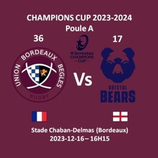 MAGNET  RUGBY UNION BORDEAUX