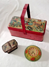 Lot ancienne boîte à goûter