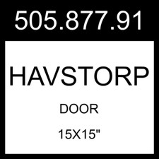 IKEA HAVSTORP Door Light Gray