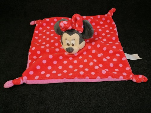 Doudou minnie rouge pois rose - rouge,