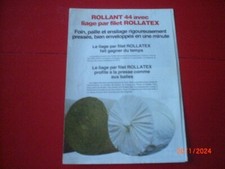 BROCHURE  PUBLICITAIRE  PRESSE  RAMASSEUSE   CLAAS ROLLANT  44 / ROLLATEX