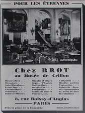 PUBLICITE MIROIR BROT AU MUSEE