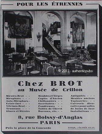 Publicite miroir brot musee - miroir,