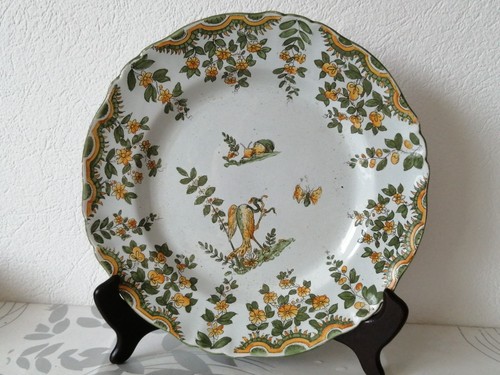 Ancienne assiette décorative - ancienne,