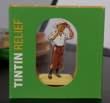 FIGURINE TINTIN  RELIEF  LE