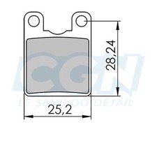 Plaquette frein vtt 19 clarks