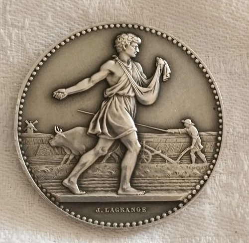 Médaille argent louhans - argent,