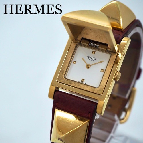 Montre hermès medor cuir - hermès,