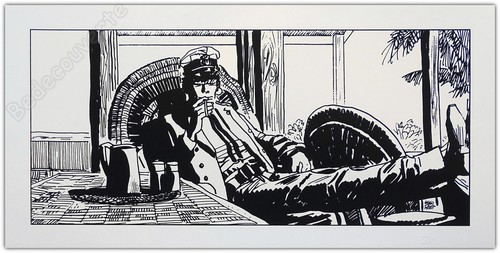 Sérigraphie hugo pratt - sérigraphie, corto