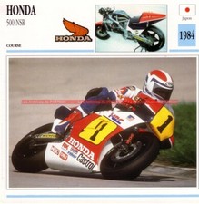 HONDA NS 500 R NSR Freddie SPENCER 1984 : Fiche Moto #001125