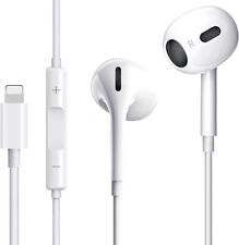 Écouteurs iPhone Filaires Officiels - Micro Intégré, Qualité Sonore, Neufs