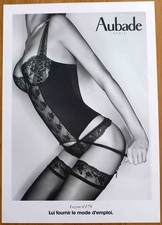 Affiche Lingerie Aubade Poster 53x37 2017 NEUF