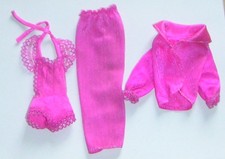poupée BARBIE  : ensemble BARBIE BEAUTY SECRETS années 80 Fashion outfit