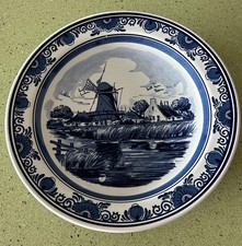 Ancienne Assiette HEINEKEN Blauw DELFTS Céramique moulins Hollande