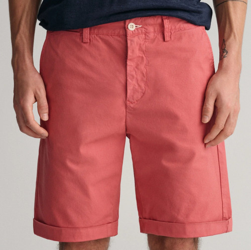 Gant men pink cotton regular - pink,
