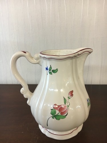 Cruche eau faïence de - ,
