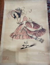 Henri MONNIER (1867 - 1945)  - Affiche lithographique en couleurs -  93 x 65 cm