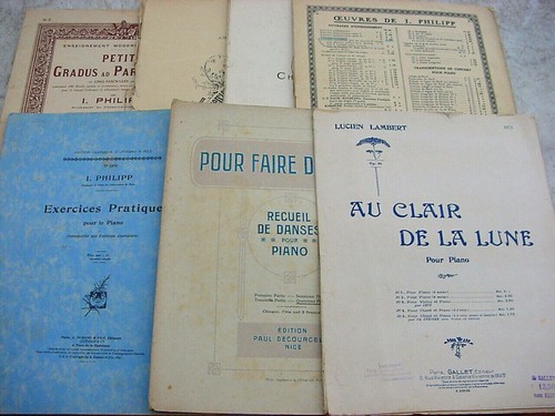 Partitions musique anciennes - partitions,