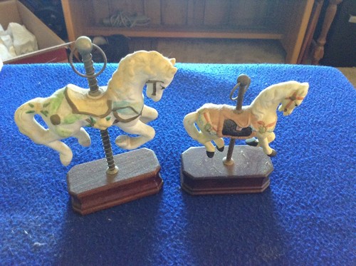 Small carousel horses on - small,