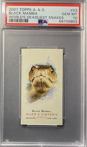Black mamba 2007 topps - mamba, g