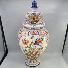 Grande potiche faïence - potiche,