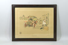 LITHOGRAPHIE ANCIENNE  ENCADREE, René Vincent pour Berliet, Nurnberg